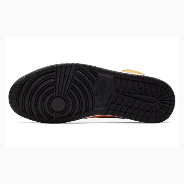 Air Jordan 1 Nike Mid Zapatillas Baloncesto Hombre Doradas | JD-214FI