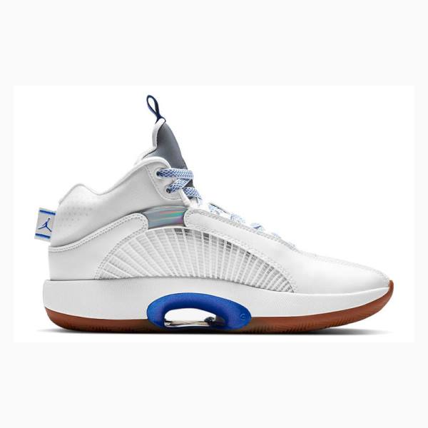 Air Jordan 35 Nike Sisterhood' Zapatillas Baloncesto Hombre Blancas Azules | JD-392KD