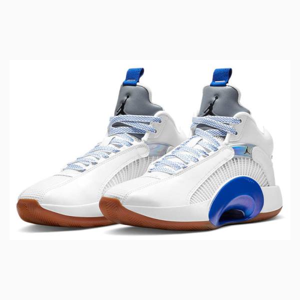 Air Jordan 35 Nike Sisterhood' Zapatillas Baloncesto Hombre Blancas Azules | JD-392KD