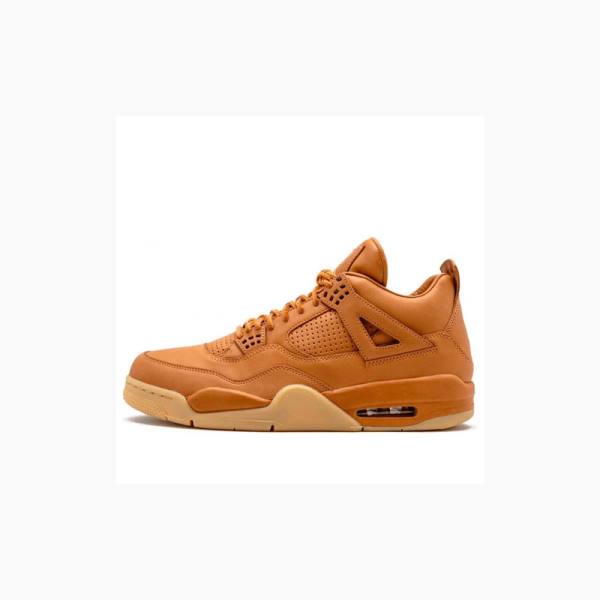 Air Jordan 4 Nike Retro Premium Wheat Zapatillas Baloncesto Hombre Marrones | JD-731MU