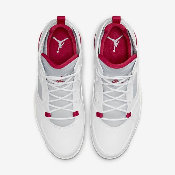 Air Jordan Nike Flight Club 91 Zapatillas Hombre Blancas Plateadas | NK524CRY