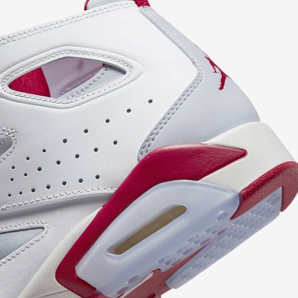 Air Jordan Nike Flight Club 91 Zapatillas Hombre Blancas Plateadas | NK524CRY