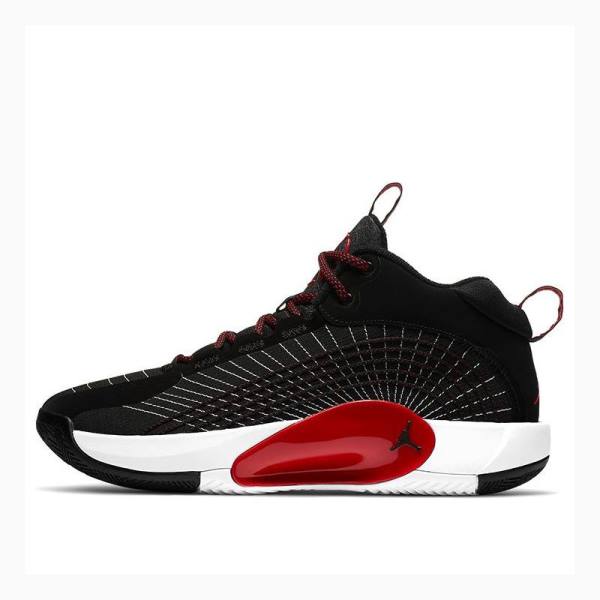 Air Jordan Nike Jumpman 2021 PF Bred Zapatillas Baloncesto Hombre Negras Blancas Rojas | JD-293WV
