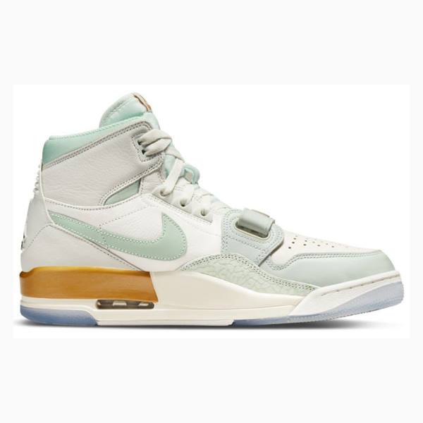 Air Jordan Nike Legacy 312 CNY Zapatillas Baloncesto Hombre Blancas Verde Doradas | JD-305SV
