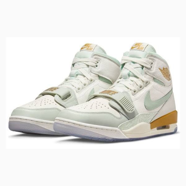 Air Jordan Nike Legacy 312 CNY Zapatillas Baloncesto Hombre Blancas Verde Doradas | JD-305SV