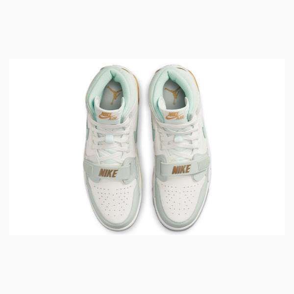 Air Jordan Nike Legacy 312 CNY Zapatillas Baloncesto Hombre Blancas Verde Doradas | JD-305SV