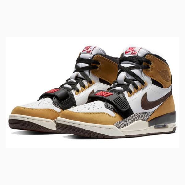 Air Jordan Nike Legacy 312 White Baroque Zapatillas Baloncesto Hombre Blancas Negras Marrones | JD-601HU