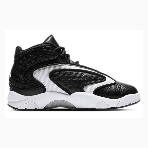 Air Jordan Nike OG Zapatillas Baloncesto Mujer Negras Blancas | JD-481VR