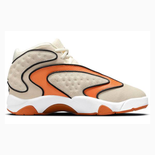 Air Jordan Nike OG Zapatillas Baloncesto Mujer Beige Naranjas | JD-875QS