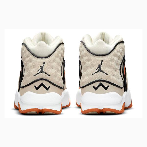 Air Jordan Nike OG Zapatillas Baloncesto Mujer Beige Naranjas | JD-875QS