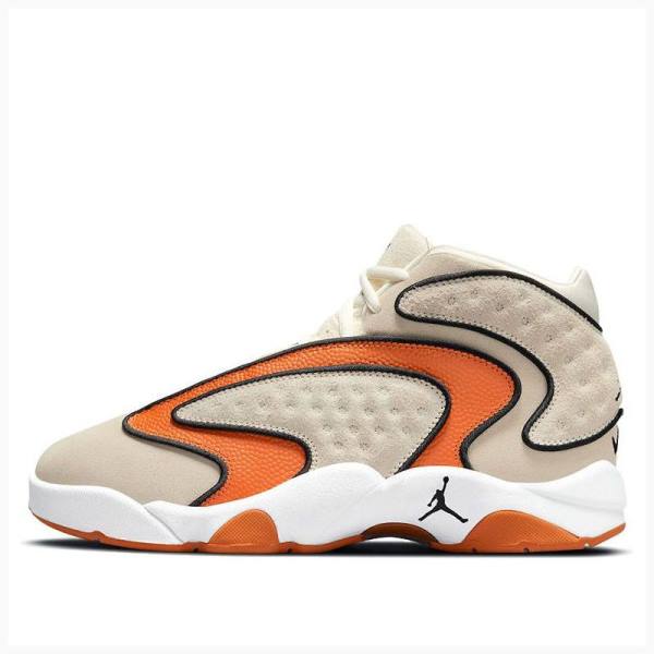Air Jordan Nike OG Zapatillas Baloncesto Mujer Beige Naranjas | JD-875QS